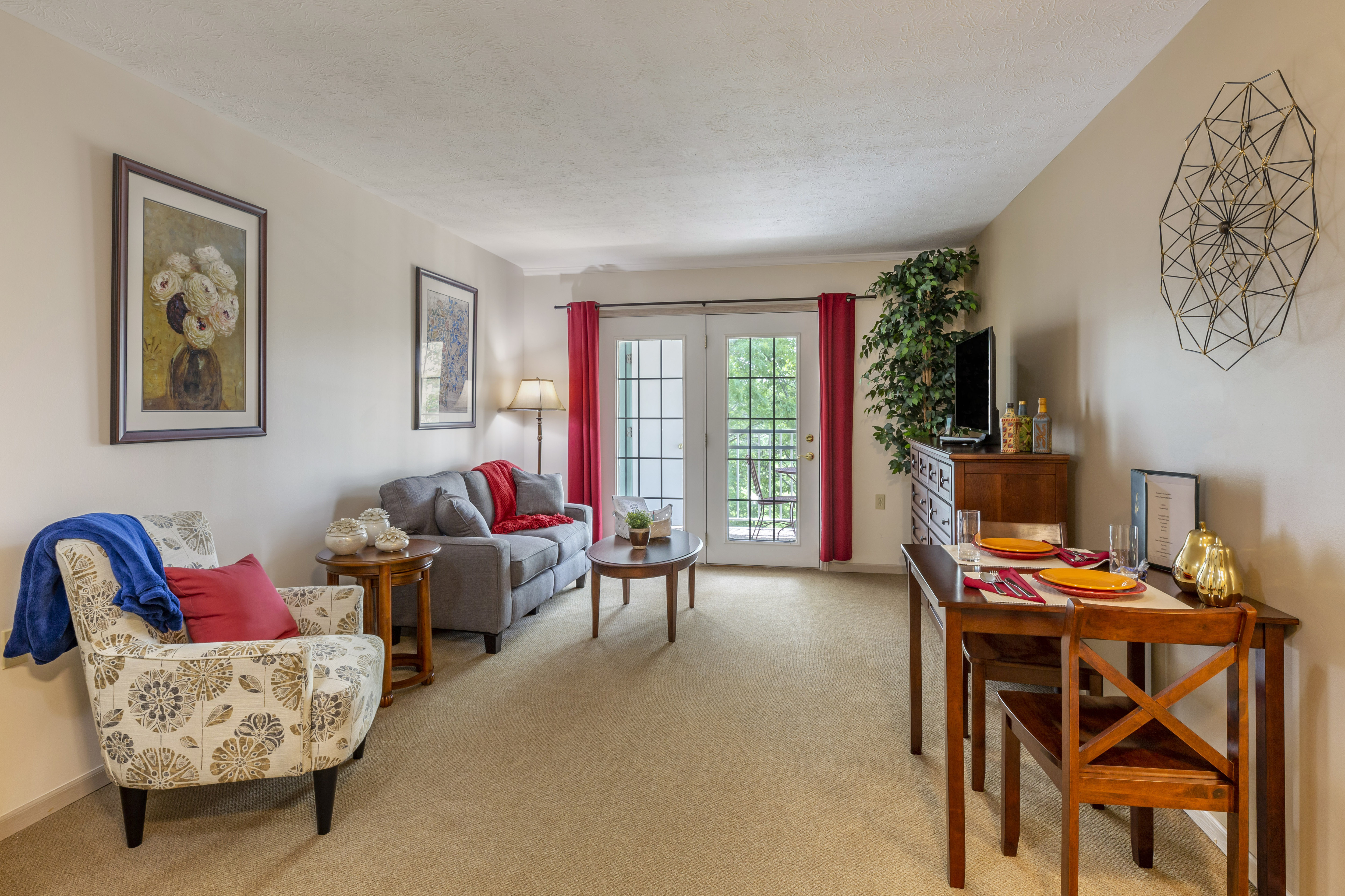 Brookdale Camelot Medina Apartment Living Room
