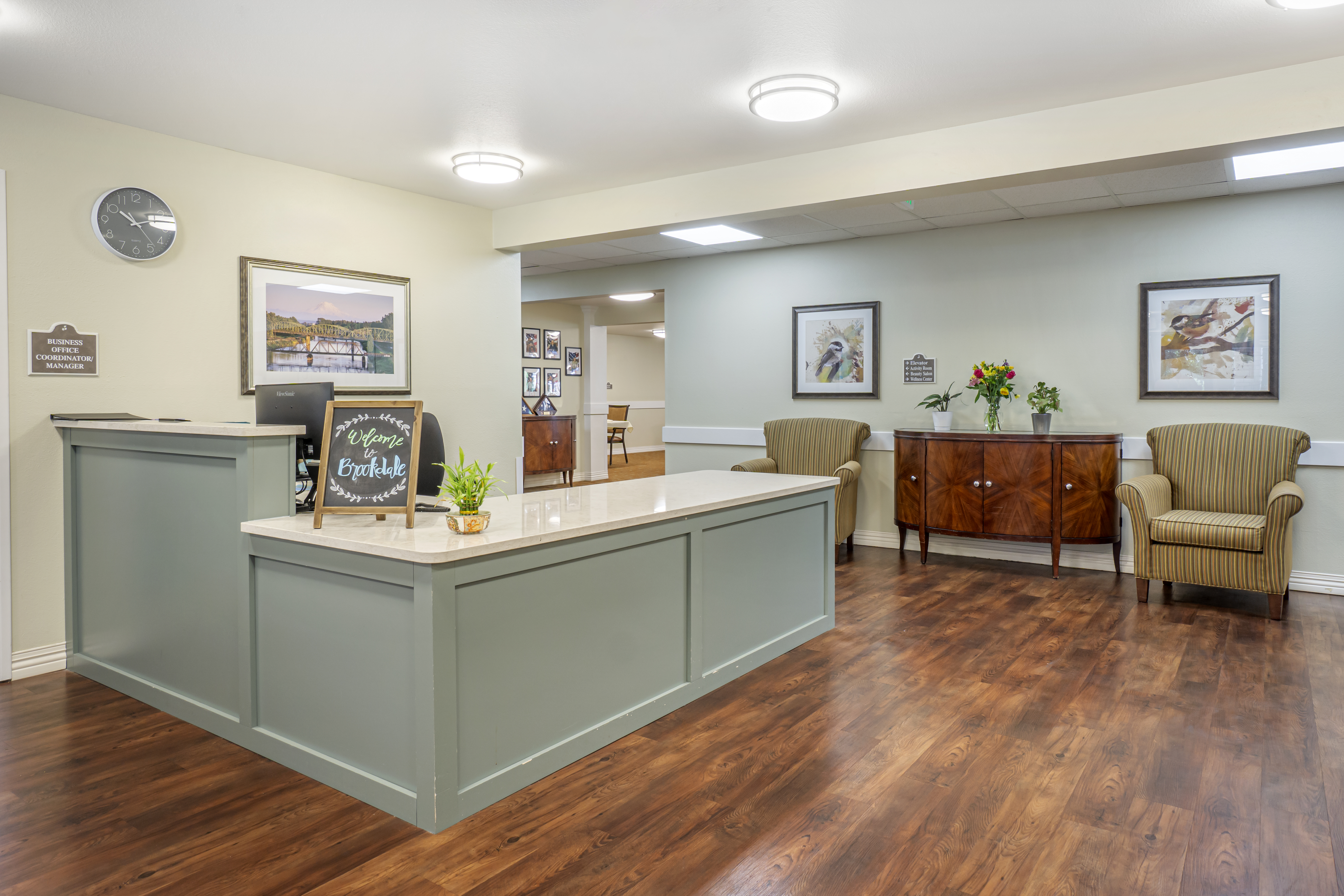 Brookdale Courtyard Puyallup Lobby