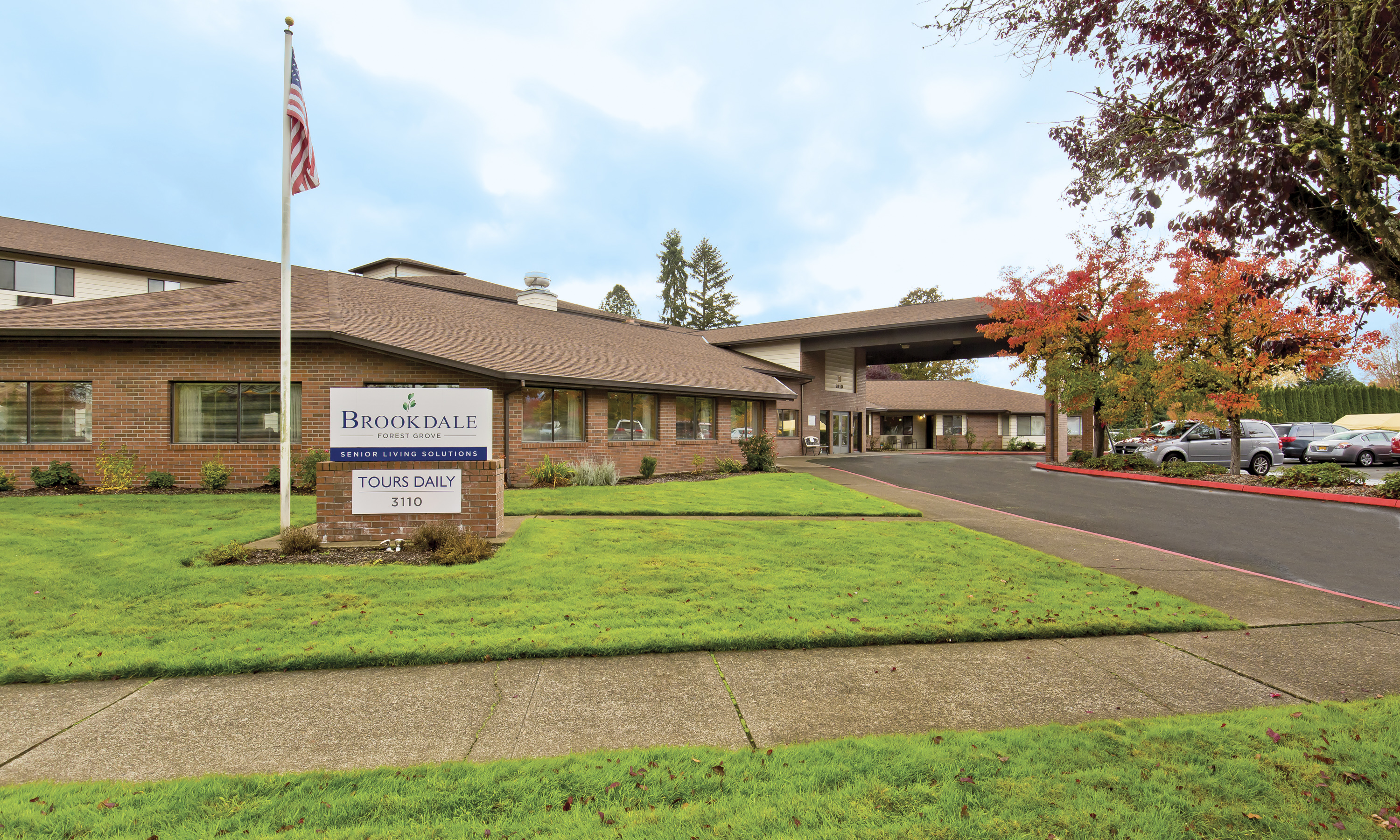 Brookdale Forest Grove Entrance