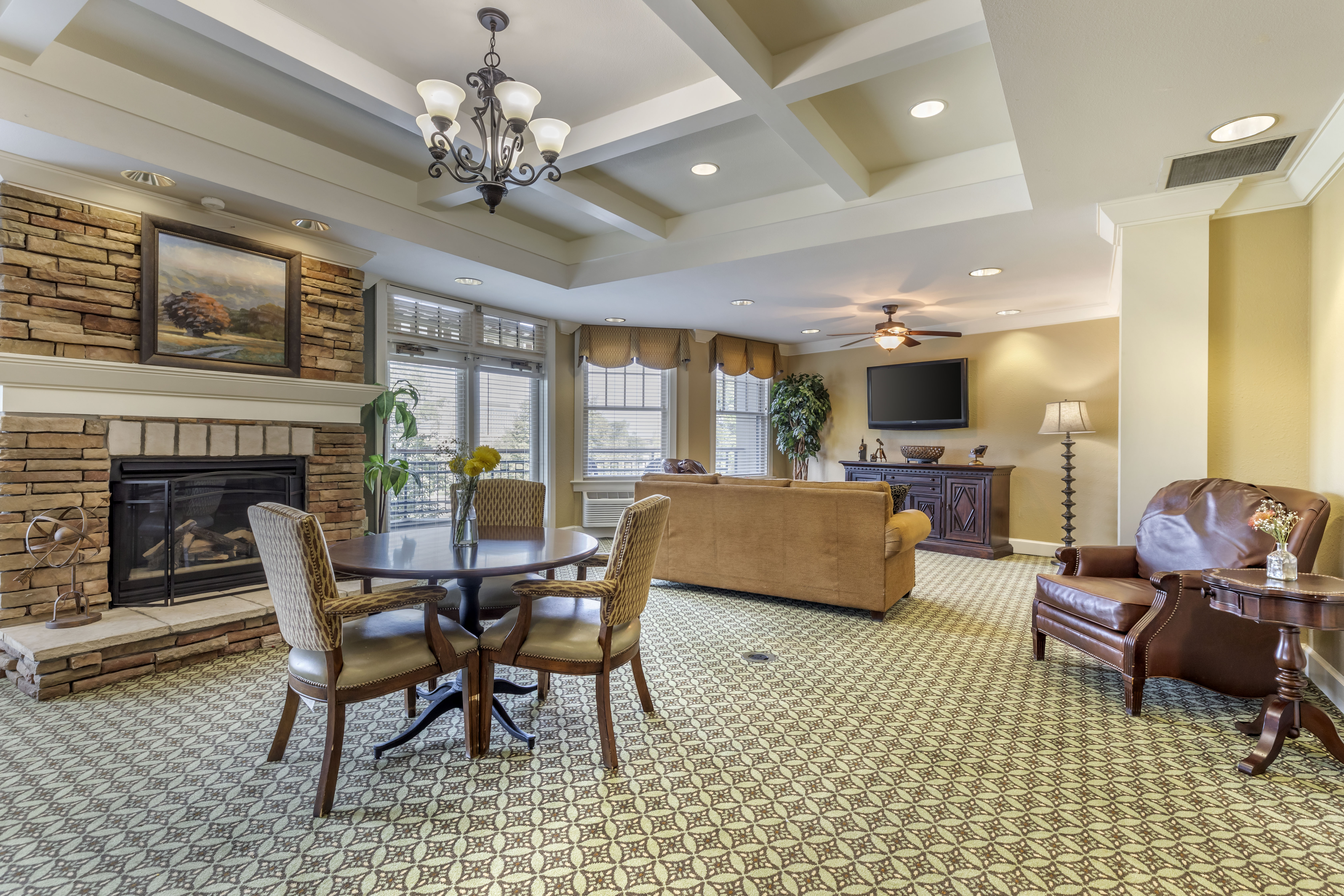 Brookdale Greenwood Village Community Living Room
