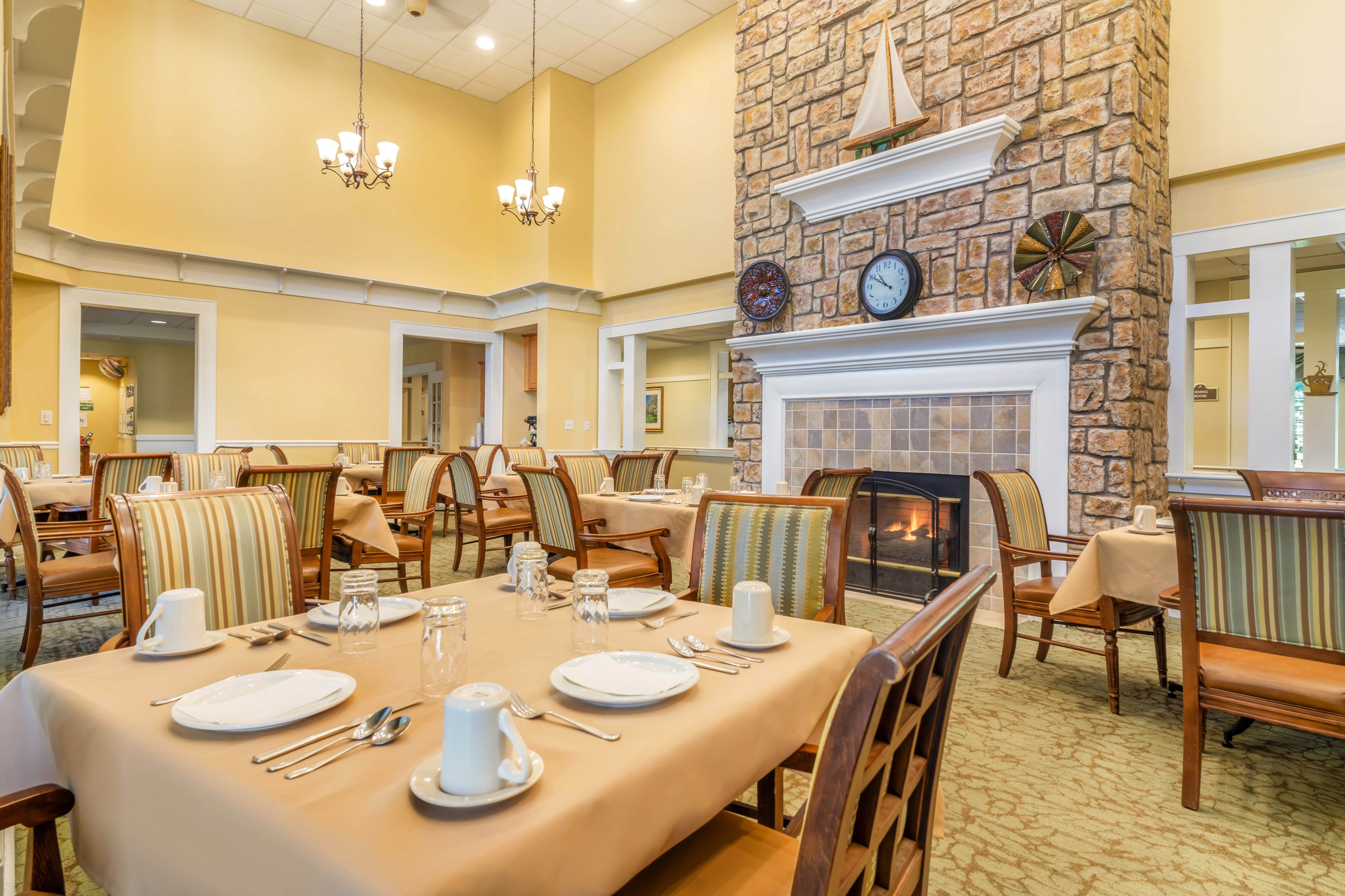 Brookdale Niskayuna Community Dining Room
