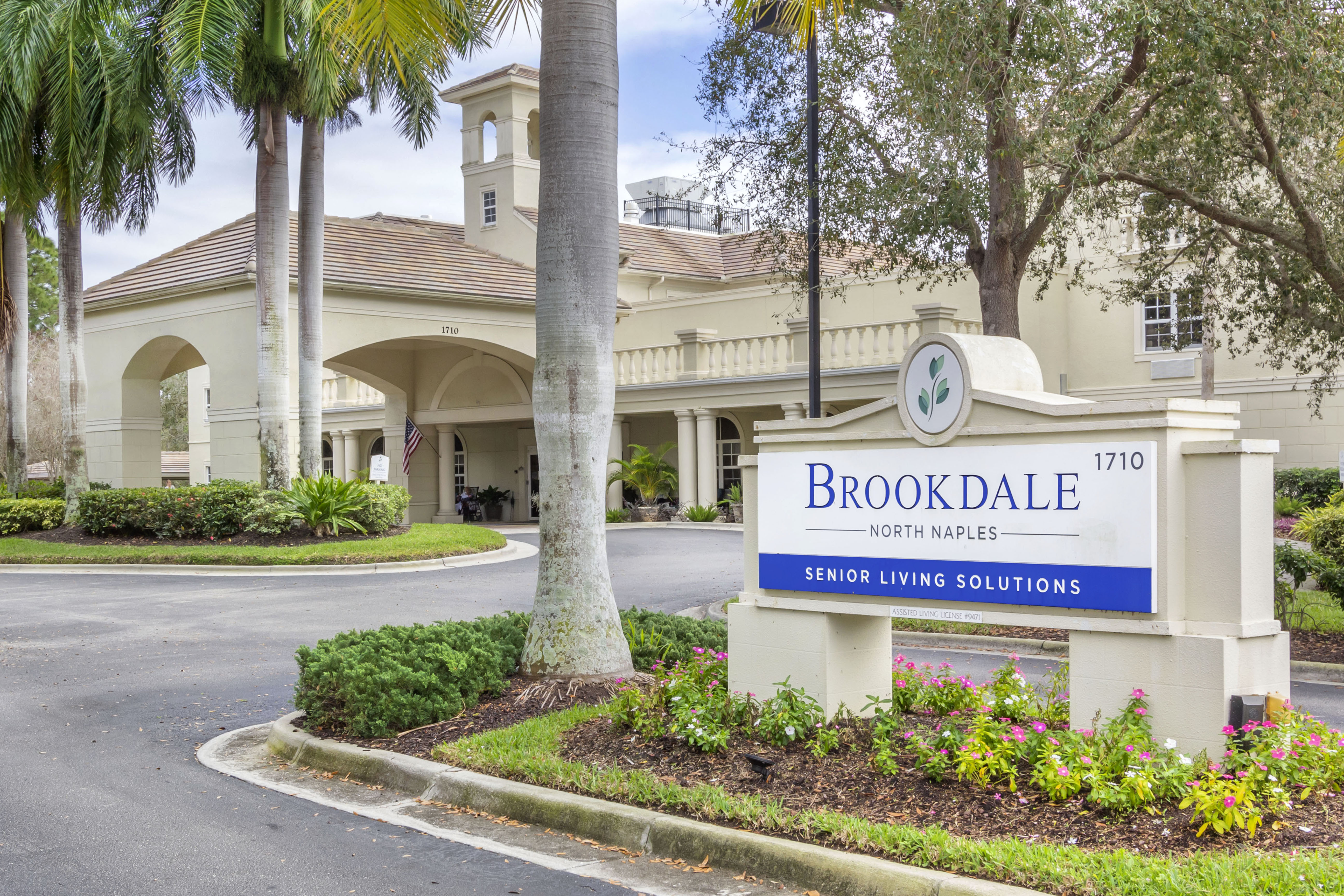 Brookdale North Naples Entrance