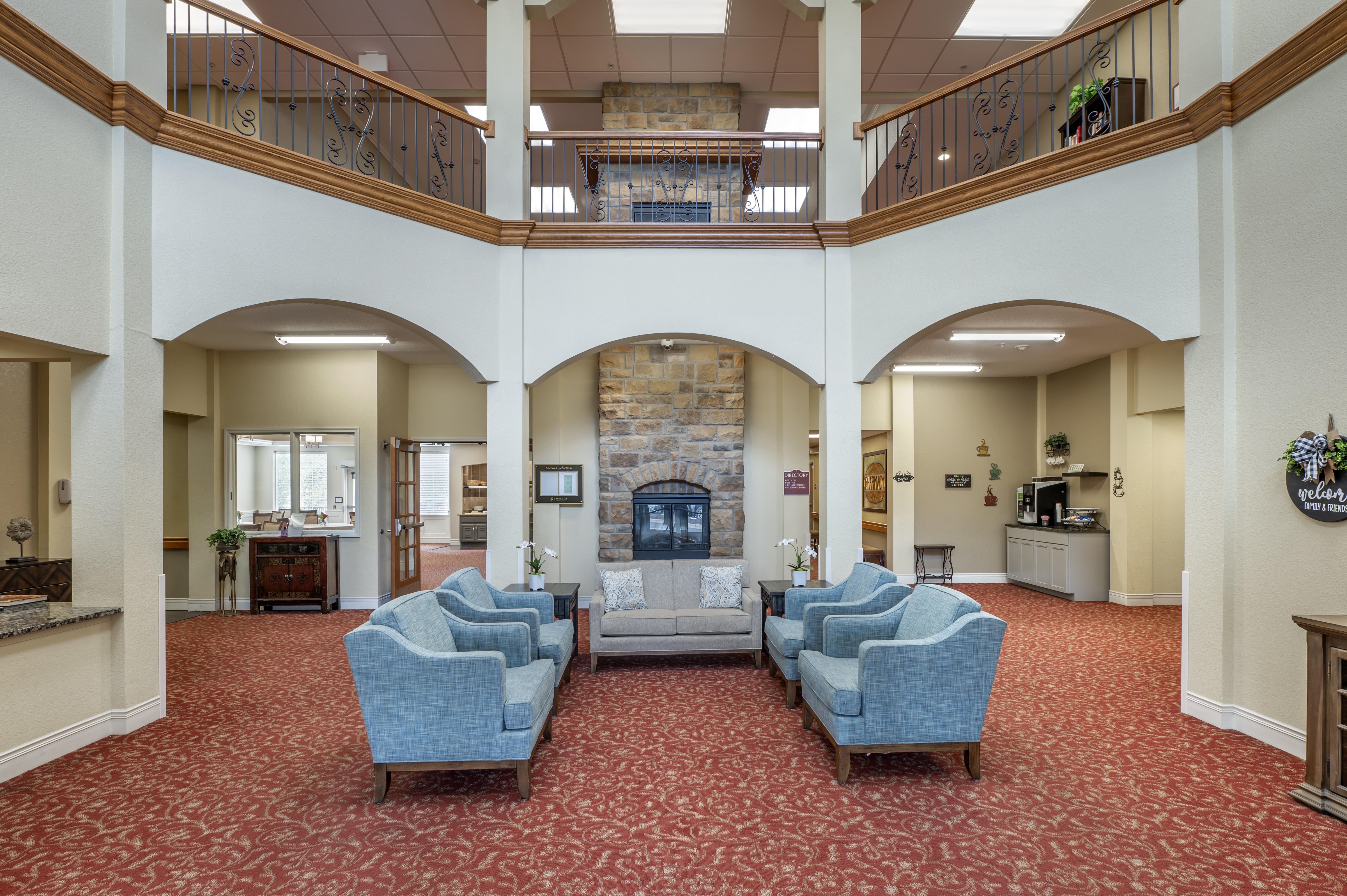 Brookdale Overland Park Community Living Room