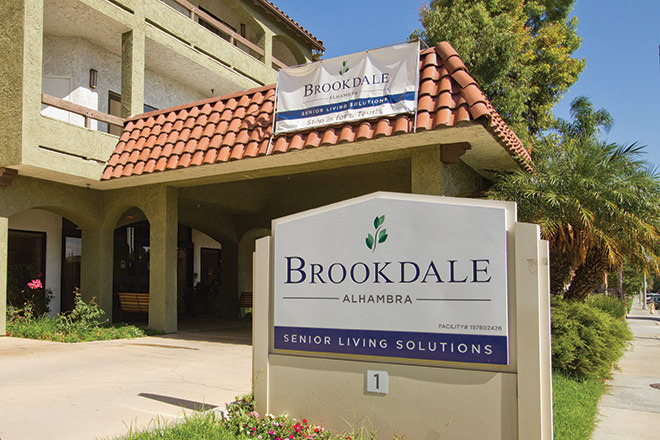 Brookdale Alhambra Entrance