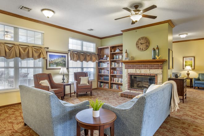 Brookdale Durant Community Living Room