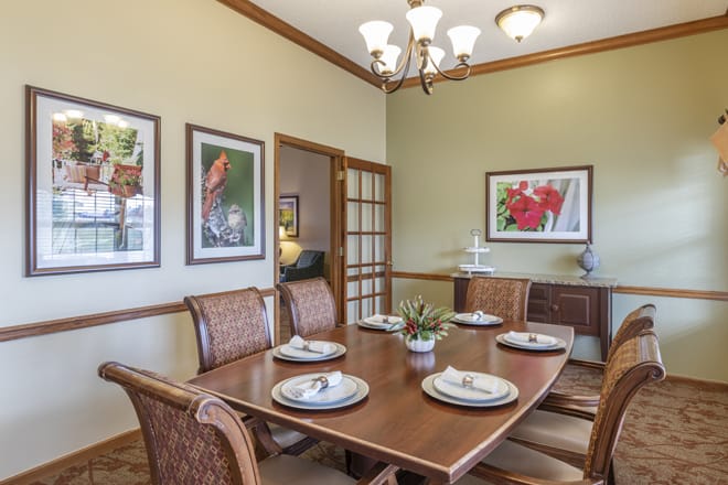 Brookdale Durant Private Dining Room