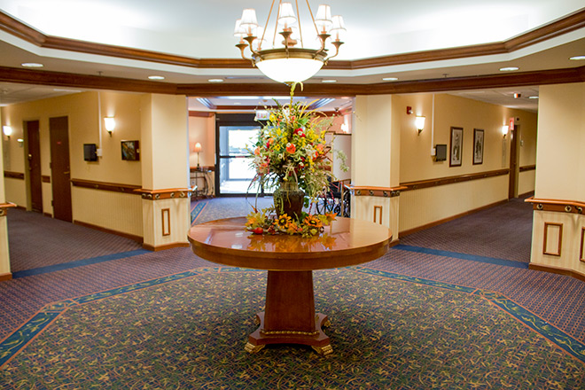 Brookdale Lisle Skilled Nursing Foyer