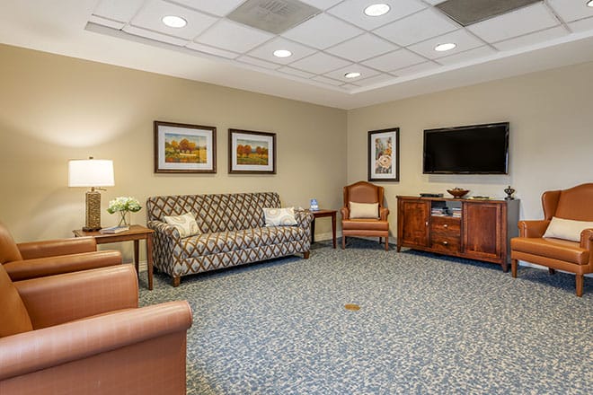 Brookdale Lisle Skilled Nursing Living Area