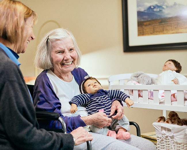 memory care resident in comfort care