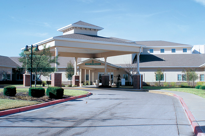 Brookdale Overland Park Skilled Nursing Entrance