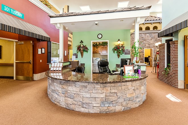 Brookdale Overland Park Skilled Nursing Foyer