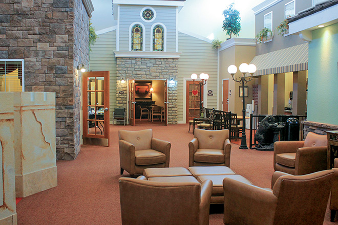 Brookdale Overland Park Skilled Nursing Living Area