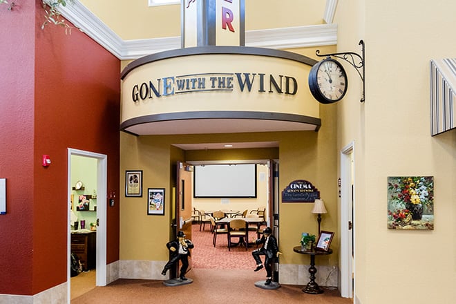 Brookdale Overland Park Skilled Nursing Theater Entrance