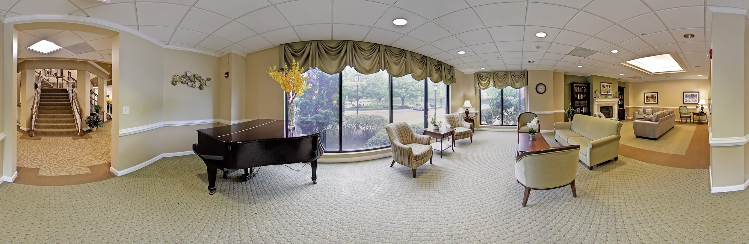 Brookdale Potomac Community Living Room