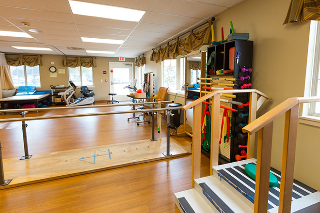 Brookdale Riverwalk Skilled Nursing Therapy Room