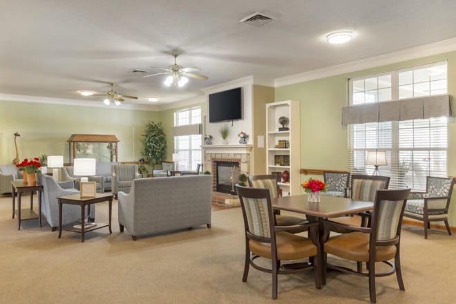 Brookdale Rocky Mount Community Living Room