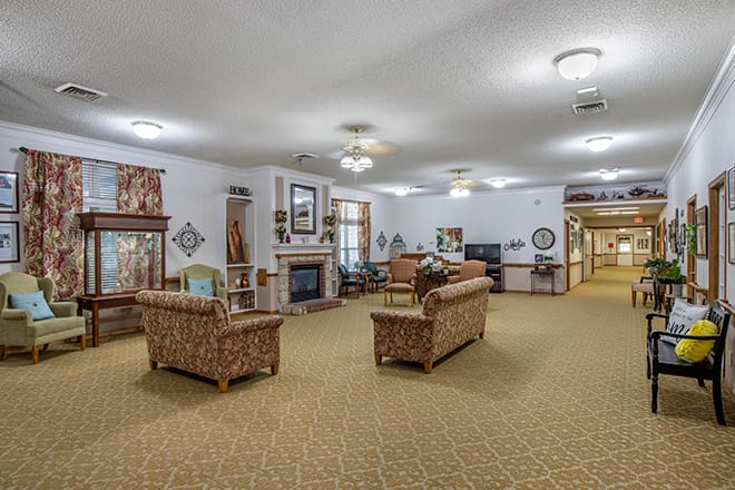 Brookdale Shelby Community Living Room