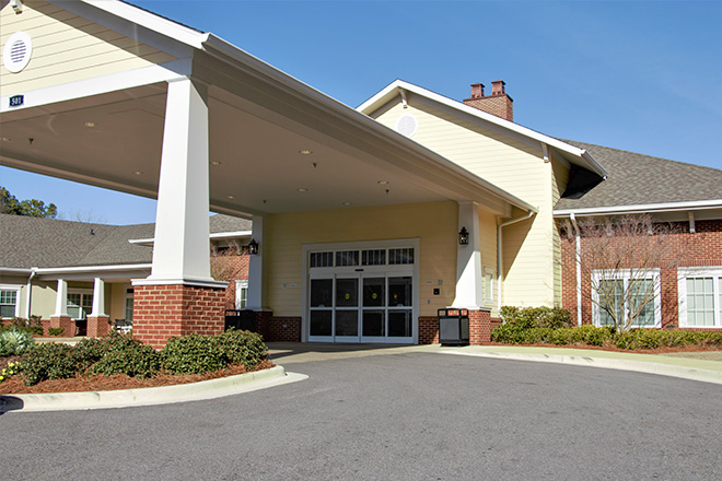 Brookdale University Park Skilled Nursing Entrance