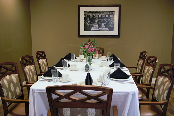 Brookdale University Park Skilled Nursing  Private Dining Room