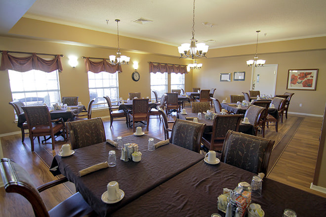 Brookdale Weatherford Dining Room