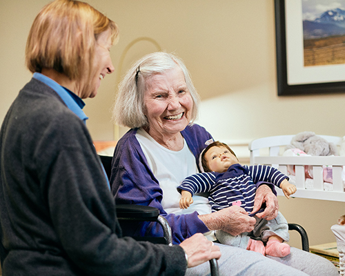 memory care resident in comfort care
