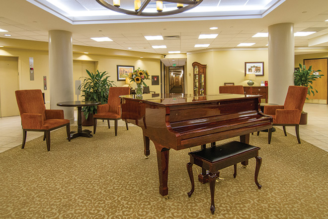 Brookdale Meridian Englewood Skilled Nursing Foyer