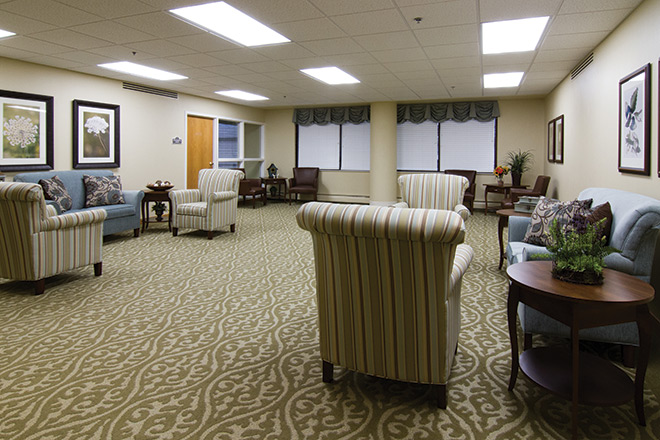 Brookdale Meridian Englewood Skilled Nursing Living Room