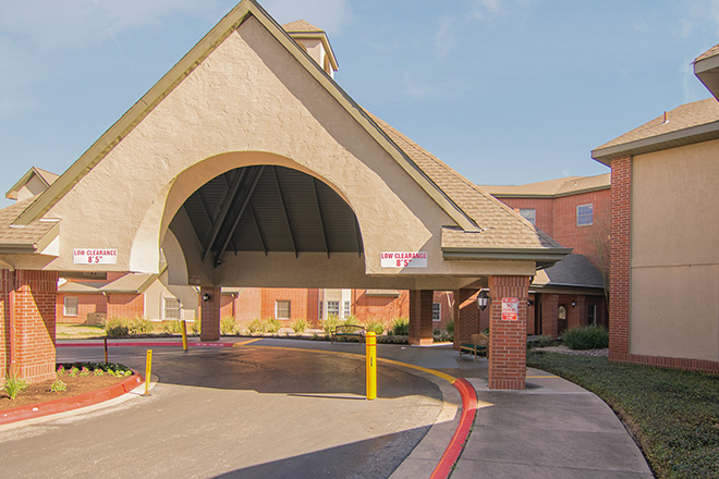 Brookdale Westlake Hills Skilled Nursing Entrance