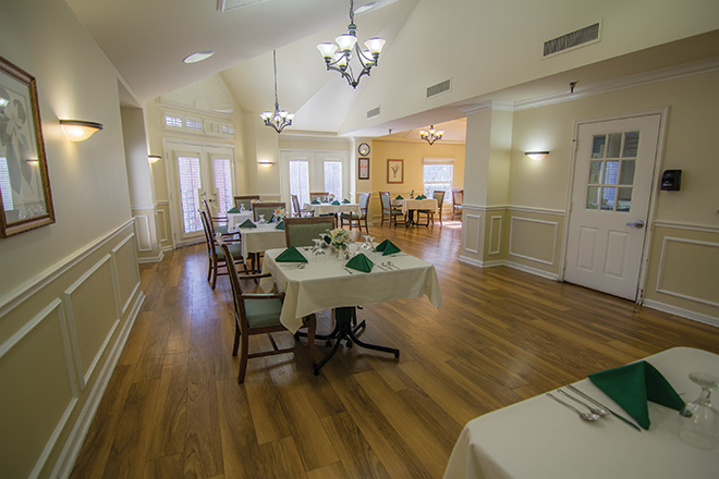 Brookdale Westlake Hills Skilled Nursing Dining Room