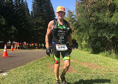 Jon Adamson, a 81-year-old Ironman
