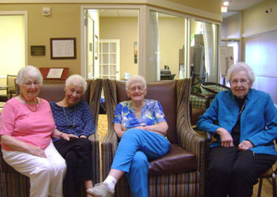 Four friends in a Brookdale community