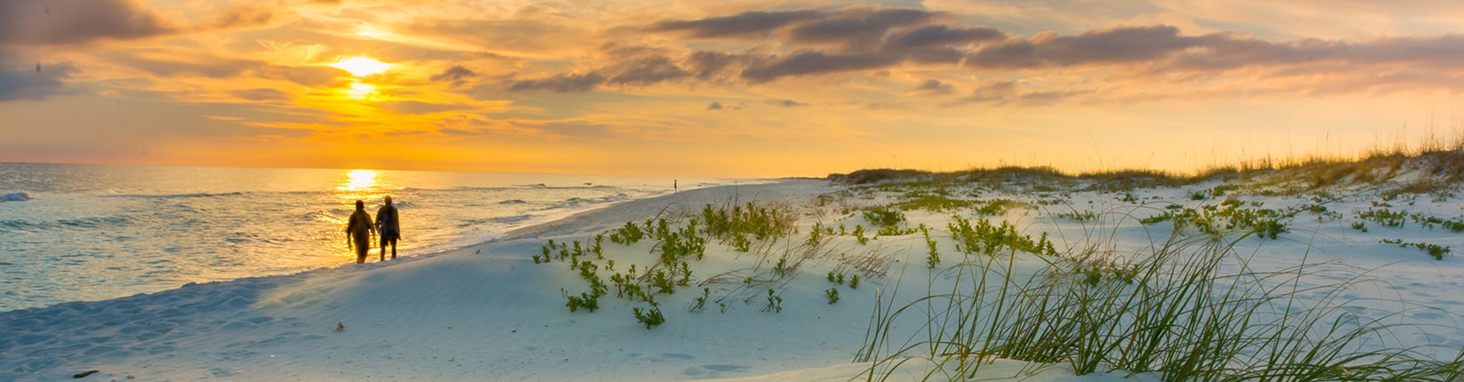 Jacksonville beach at sunset