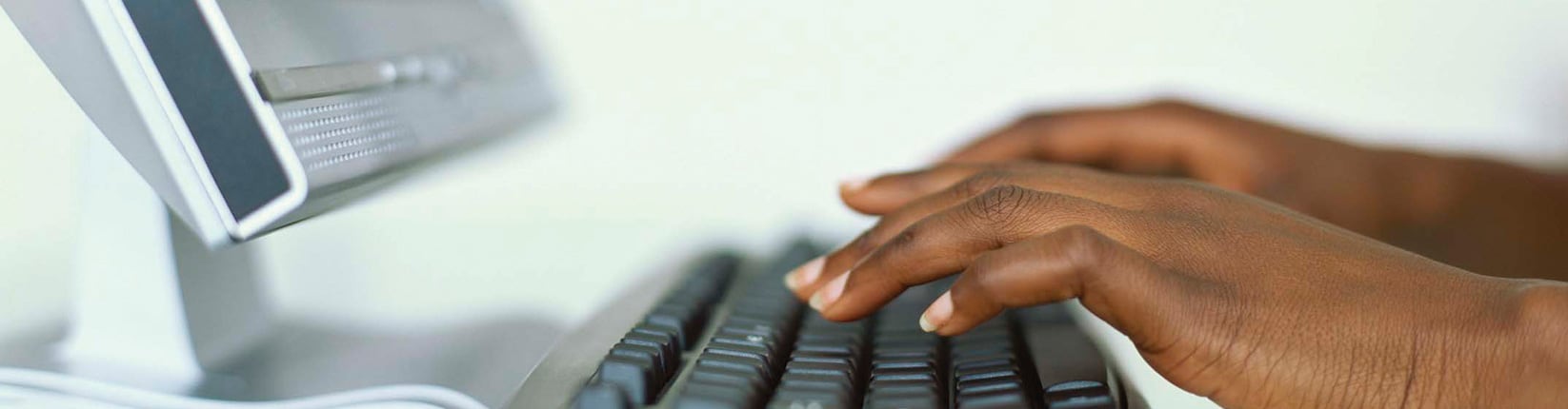 hands on a keyboard