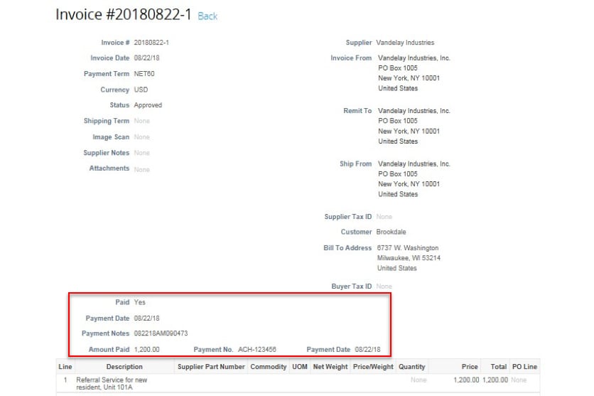 create invoice step 10
